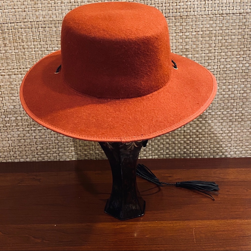 Mesa Rust Wool Felt Gaucho Hat - Picture 2 of 10